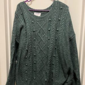 4X green Old Navy sweater